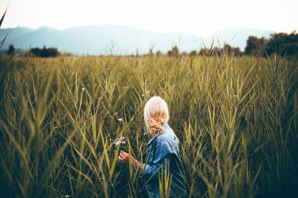 Jeansbluse Feld Frau