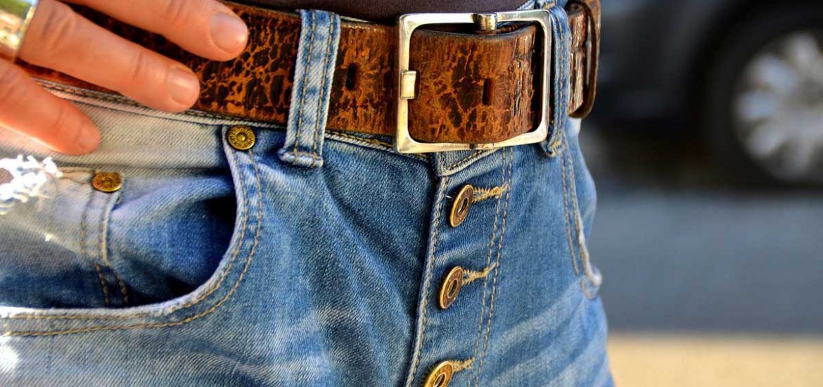 Gürtel Gürtelschlaufen Jeanshose Hosenknöpfe