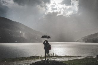 regen regenschirm shorts wandern