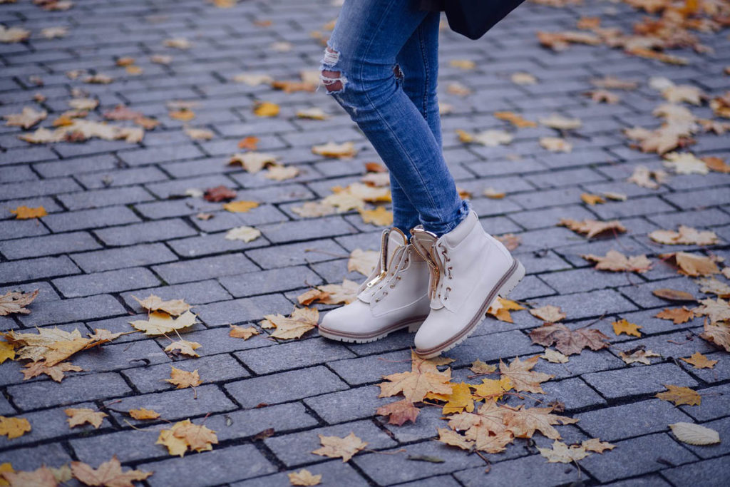 stiefel jeanshose herbst schuhe